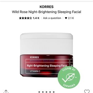 Korres Wild Rose Sleeping Facial
